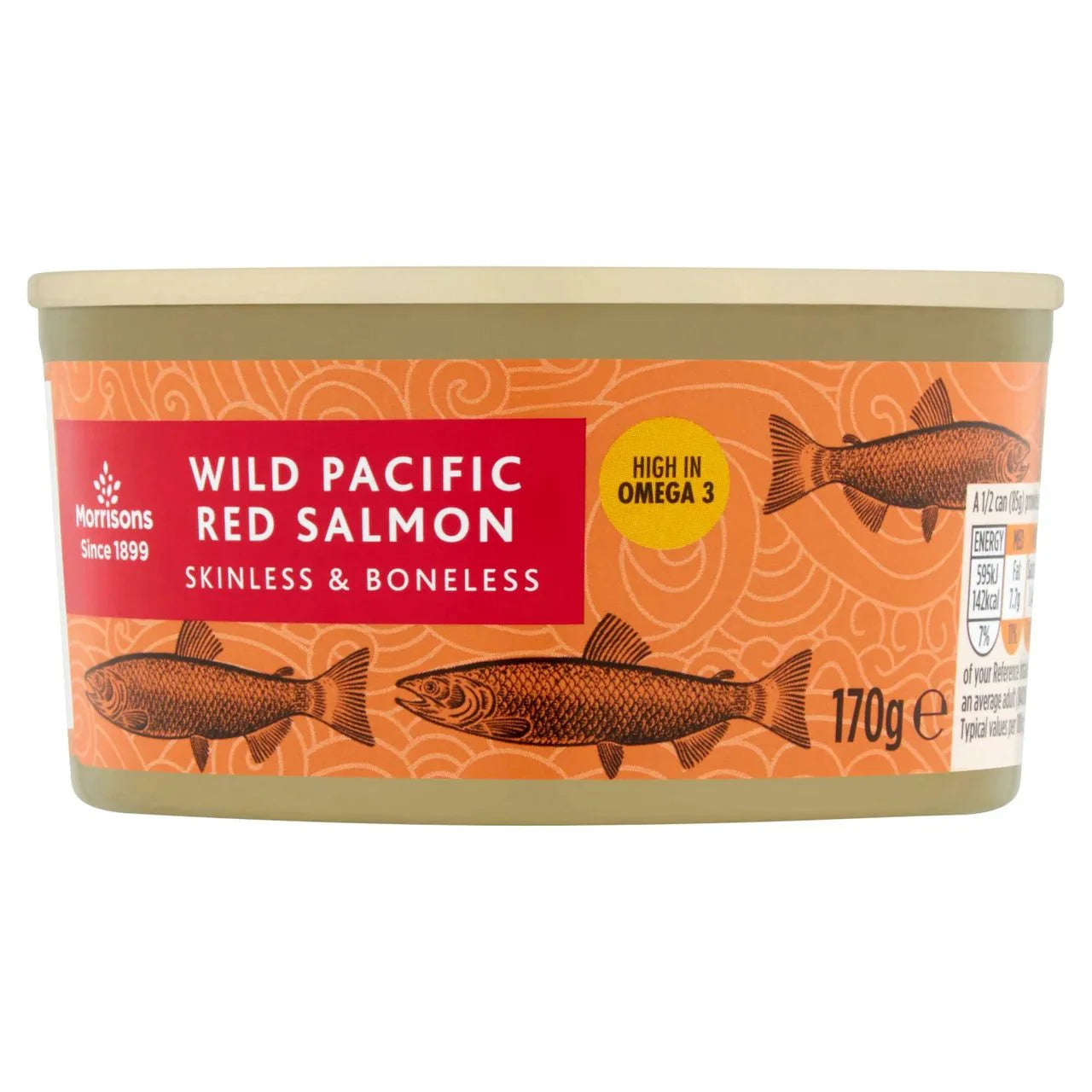 Morrisons Skinless & Boneless Pacific Red Salmon 170g - UK Food & Drink - 5010251526049