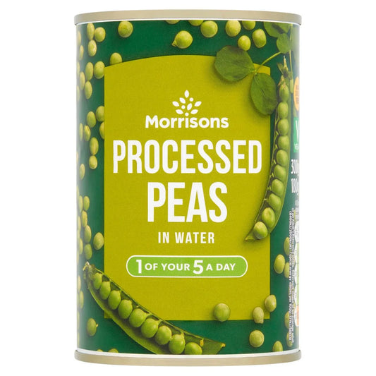 Morrisons Small Processed Peas In Water 300g - UK Food & Drink - 5010251958079