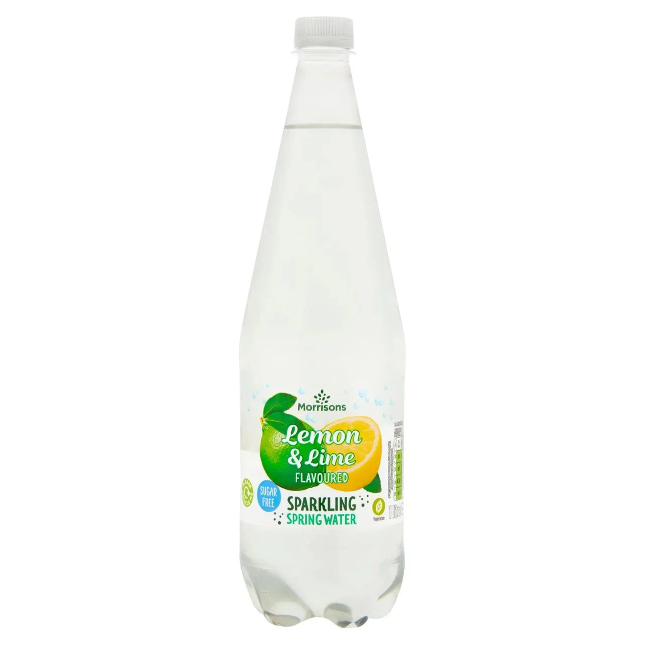 Morrisons Sparkling Lemon & Lime Water 1 litre - UK Food & Drink - 5010251484851