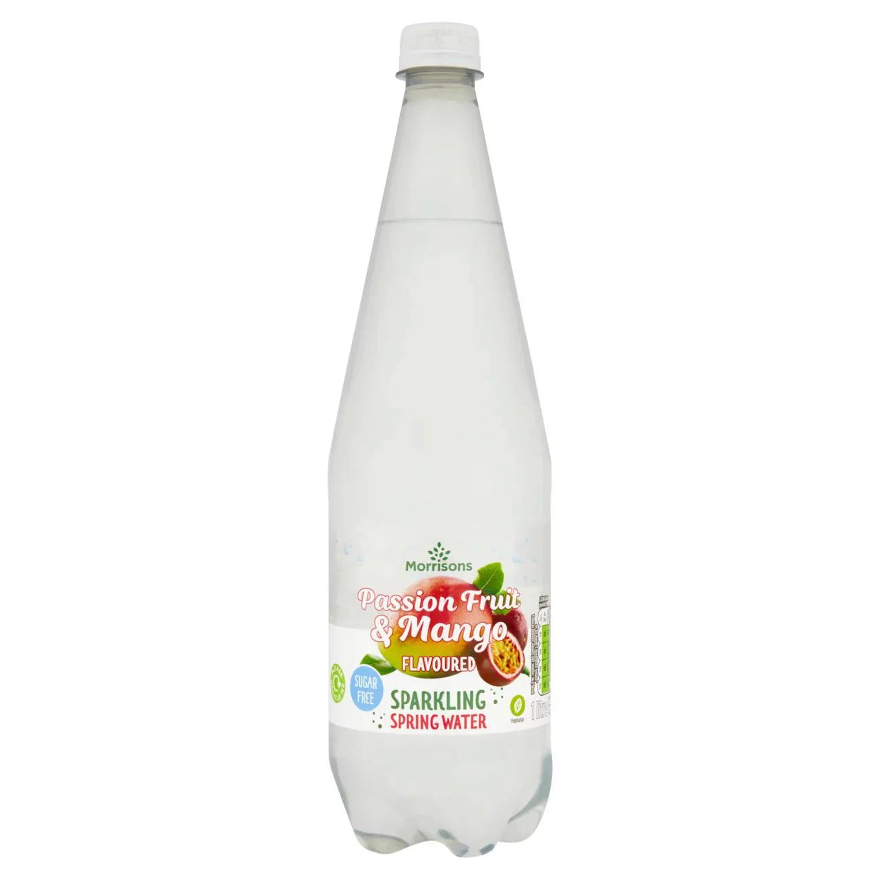 Morrisons Sparkling Passion Fruit & Mango Flavoured Spring Water 1l - UK Food & Drink - 5010525356112