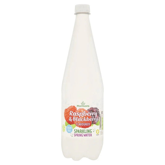 Morrisons Sparkling Raspberry & Blackberry Water 1 litre - UK Food & Drink - 5010251484899