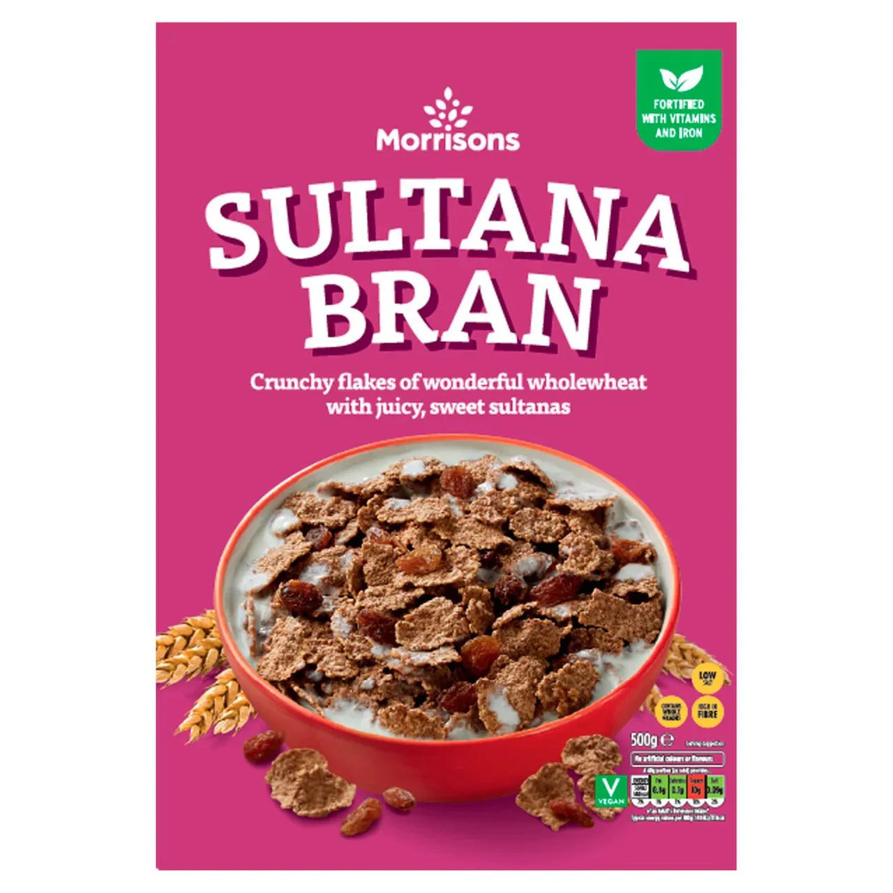 Morrisons Sultana Bran 500g - UK Food & Drink - 5010251523253