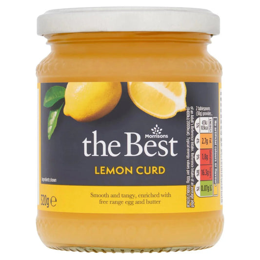 Morrisons The Best Lemon Curd 320g - UK Food & Drink - 5010251756866