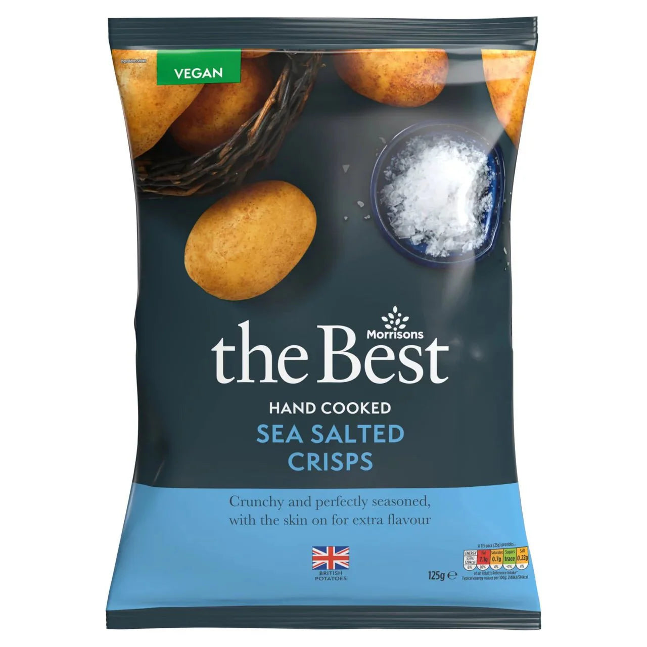 Morrisons The Best Lightly Salted Crisps 125g - UK Food & Drink - 5010525167671