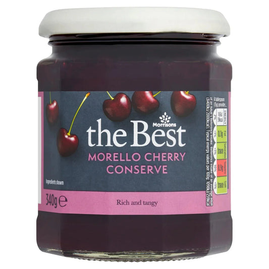 Morrisons The Best Morello Cherry Conserve 340g - UK Food & Drink - 5010251755562
