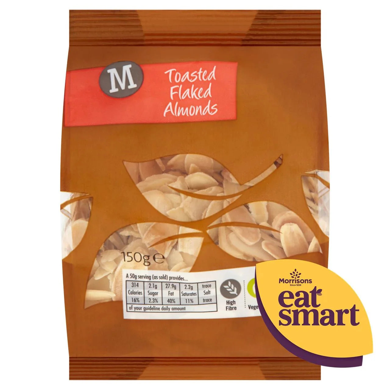 Morrisons Toasted Flaked Almonds 150g - UK Food & Drink - 5010251552802