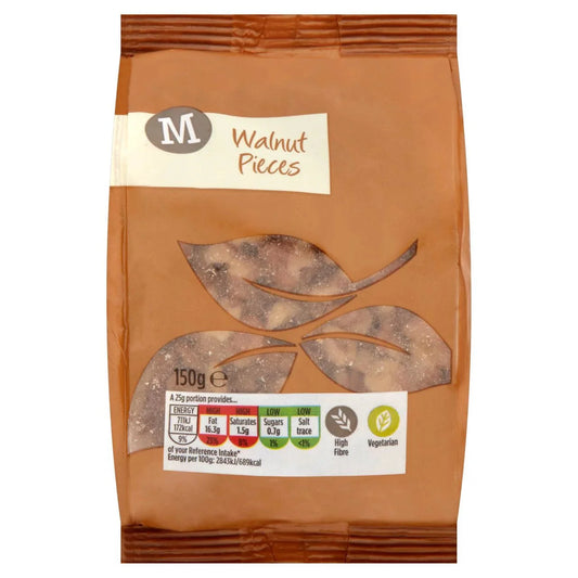 Morrisons Walnut Pieces 150g - UK Food & Drink - 5010251552550