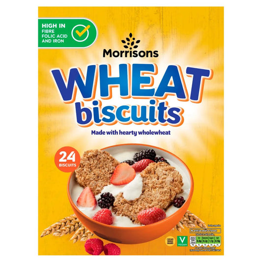 Morrisons Wheat Biscuits 24pk - UK Food & Drink - 5010251523192