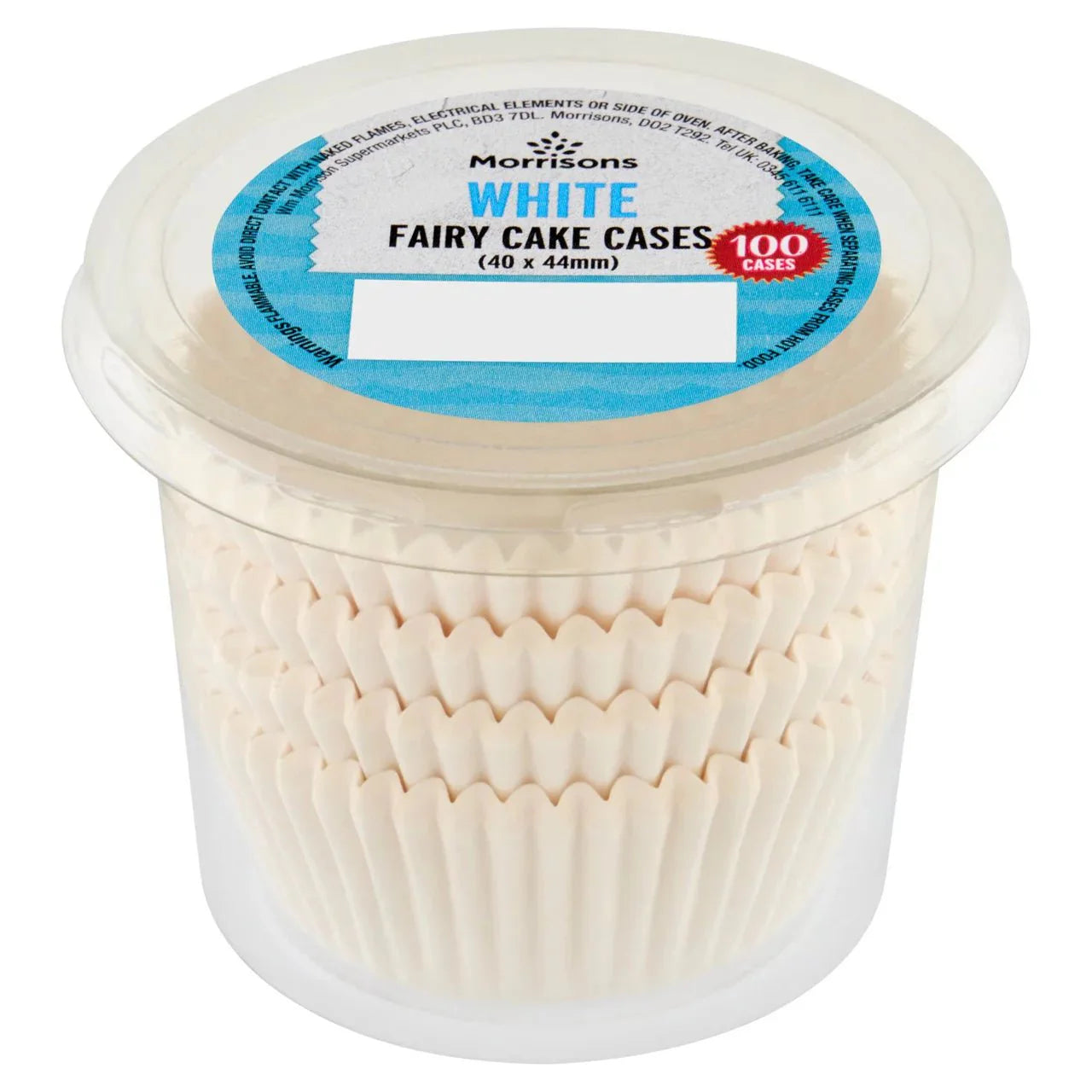 Morrisons White Fairy Paper Cases 100pk - UK Food & Drink - 5010251765431