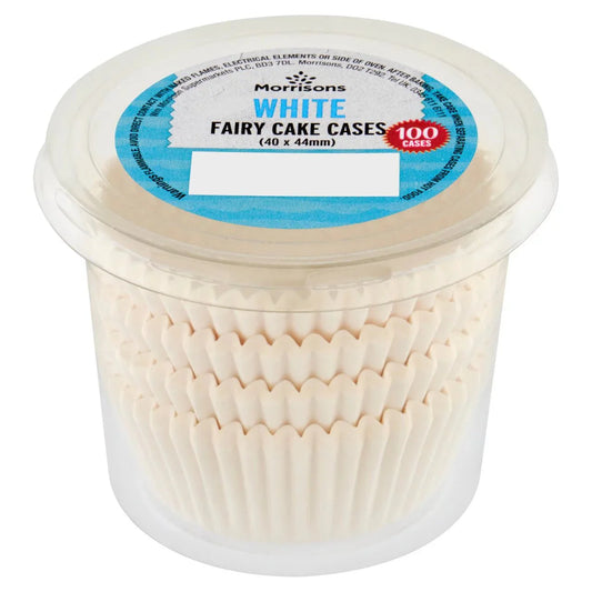 Morrisons White Fairy Paper Cases 100pk - UK Food & Drink - 5010251765431