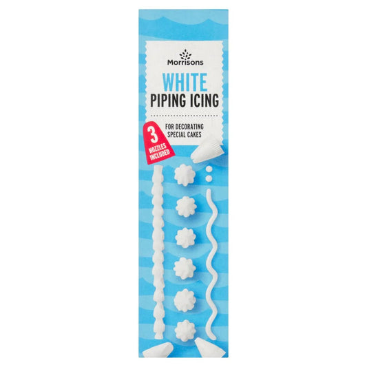 Morrisons White Piping Icing Tube 120g - UK Food & Drink - 5010251521761
