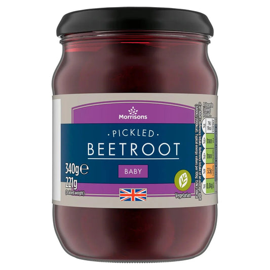 Morrisons Whole Baby Beetroot 340g - UK Food & Drink - 5010251504610