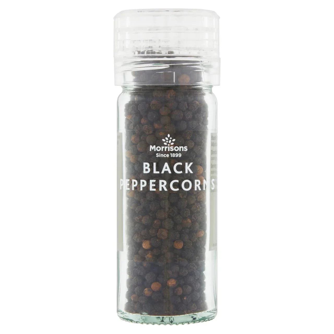 Morrisons Whole Black Pepper Grinder 50g - UK Food & Drink - 5010251608905