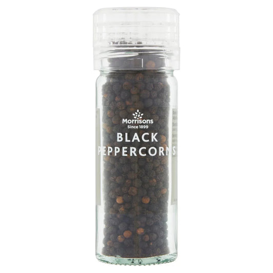 Morrisons Whole Black Pepper Grinder 50g - UK Food & Drink - 5010251608905