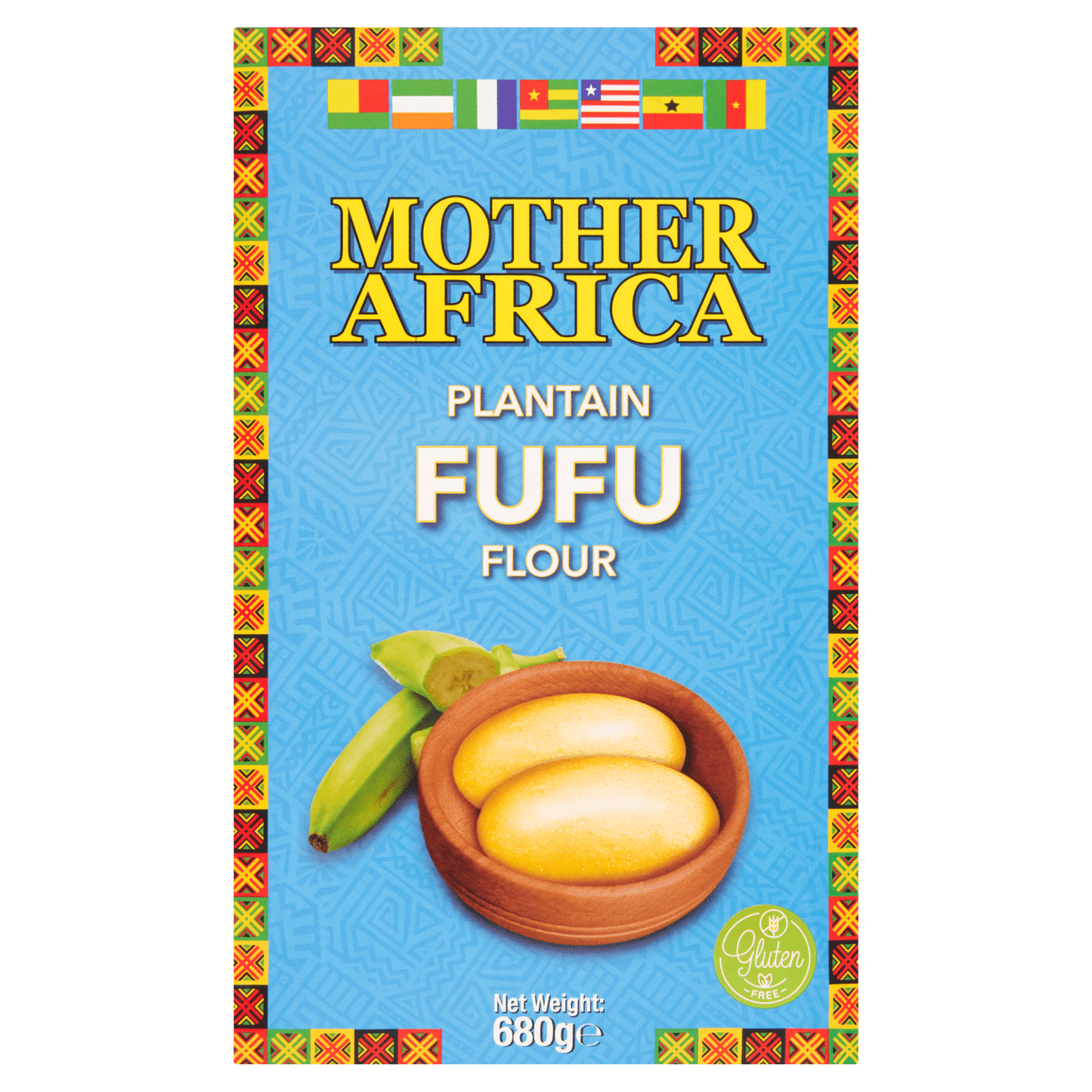 Mother Africa Plantain Fufu Flour 680g - UK Food & Drink - 5020580553272