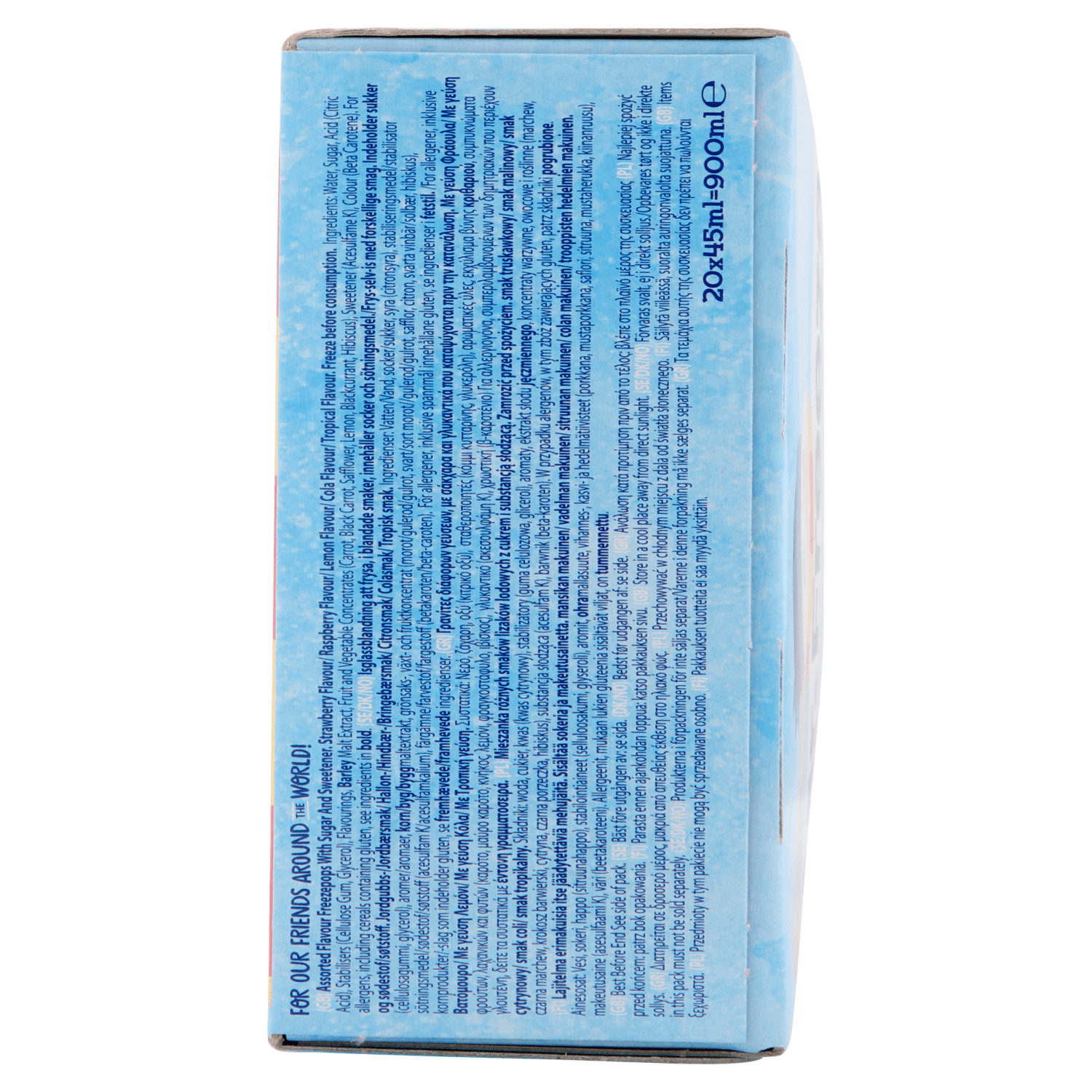 Mr. Freeze Freeze Pops 20 x 45ml - UK Food & Drink - 5060191281195