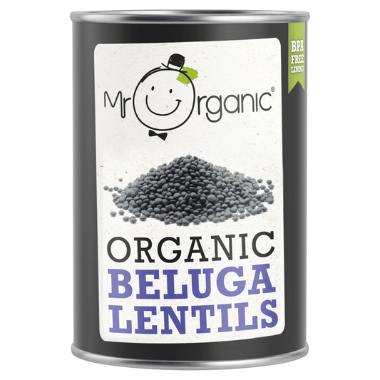 Mr Organic Beluga Lentils 400g - UK Food & Drink - 5060178074086