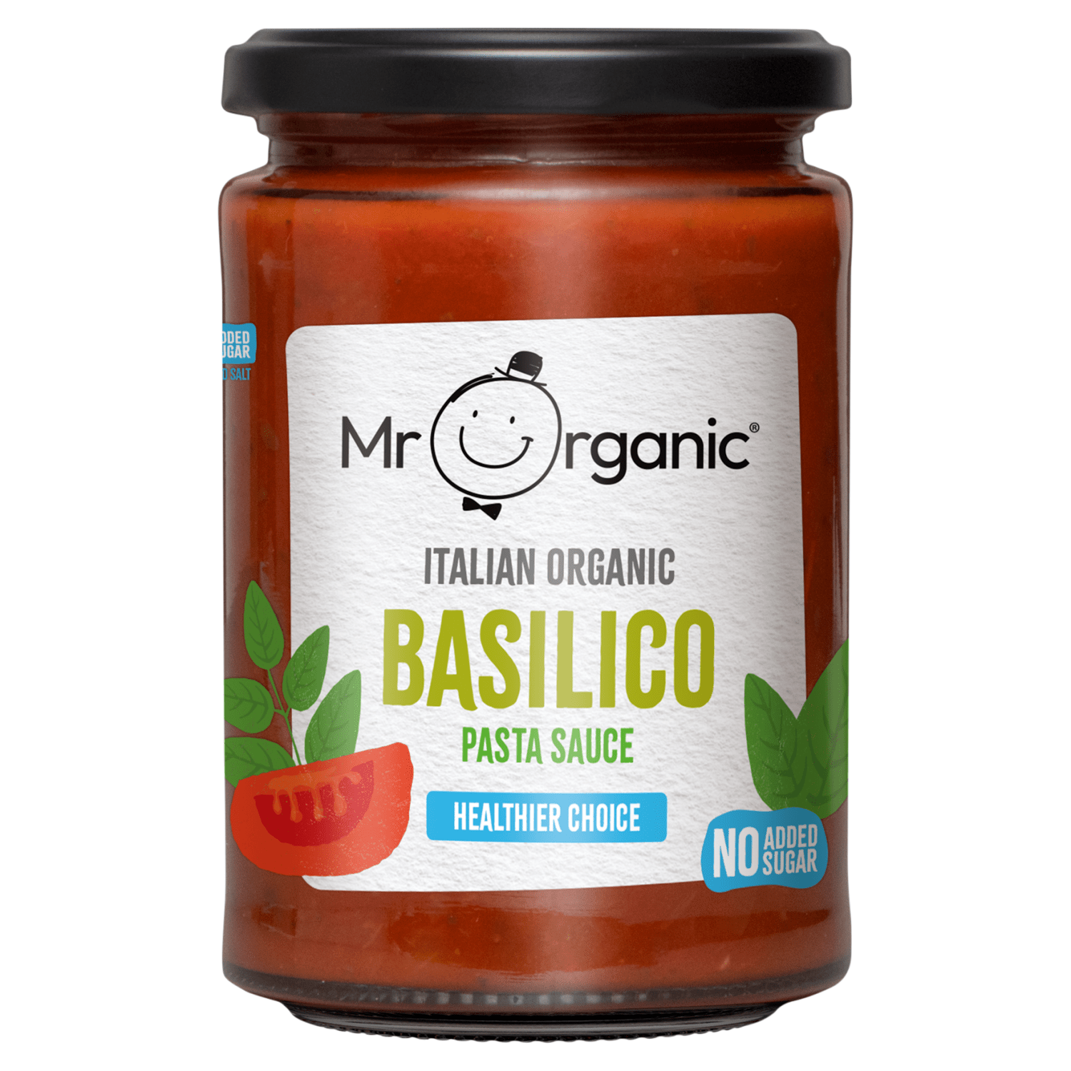 Mr Organic Italian Organic Basilico Pasta Sauce 350g - UK Food & Drink - 5060178070286