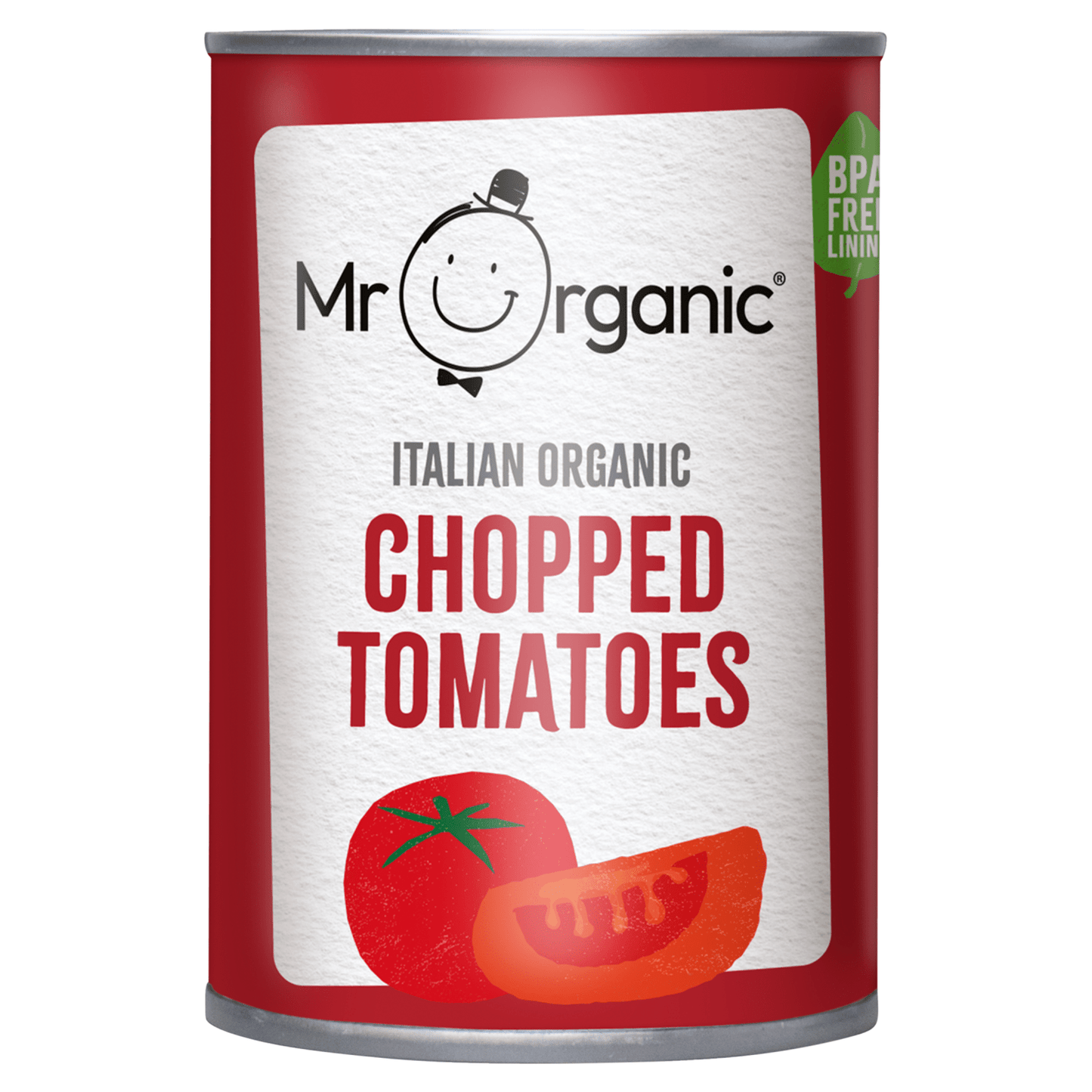 Mr Organic Italian Organic Chopped Tomatoes 400g - UK Food & Drink - 5060178070019