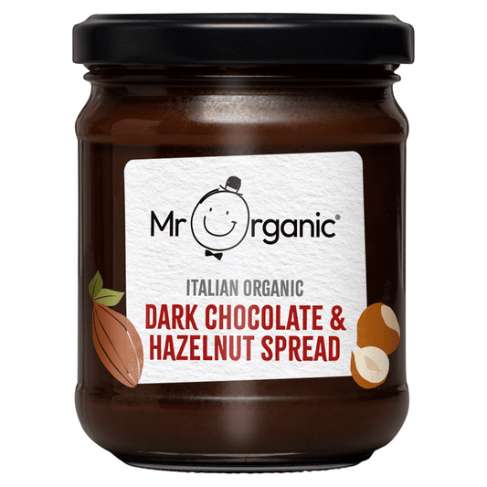 Mr Organic Italian Organic Dark Chocolate & Hazelnut Spread 200g - UK Food & Drink - 5060178071801