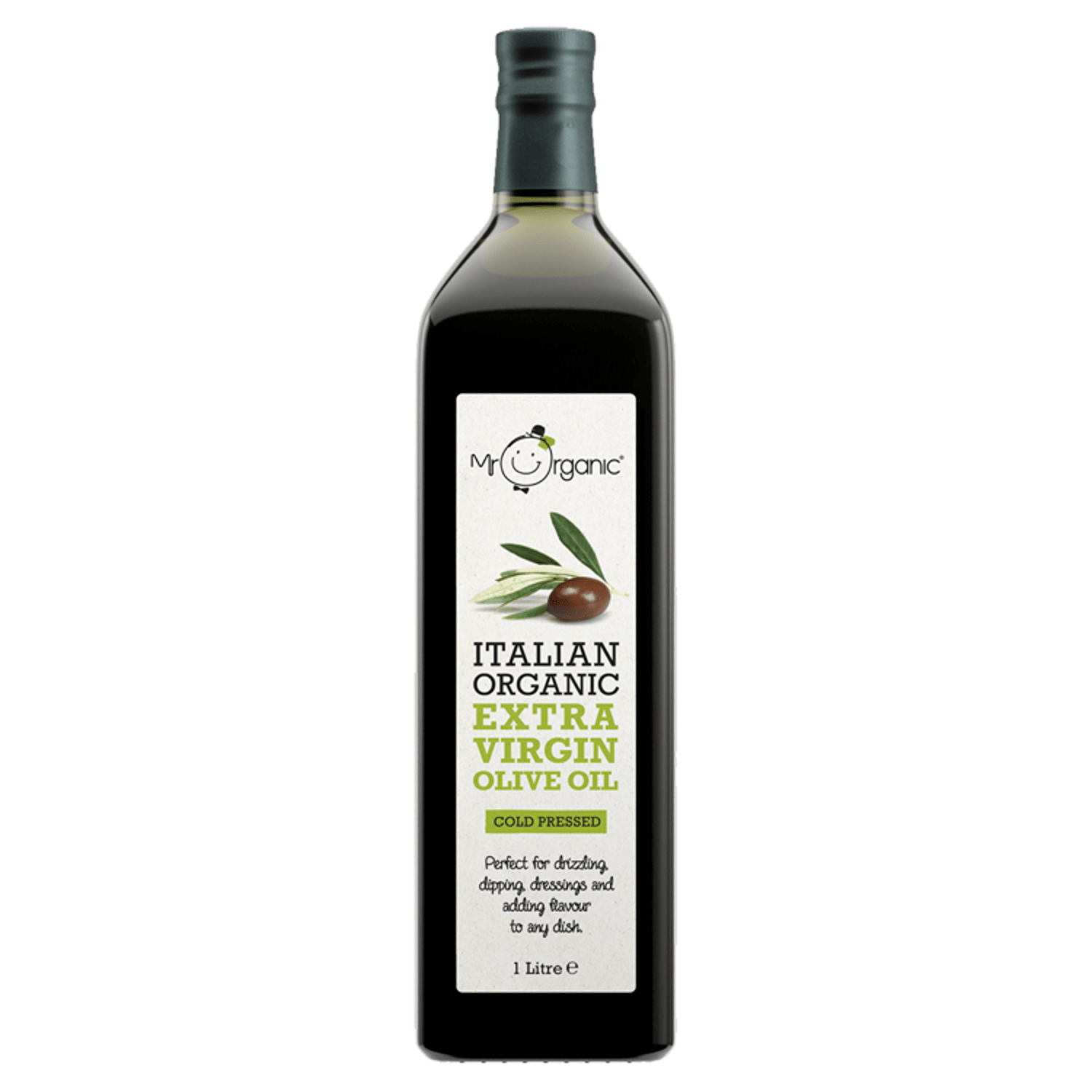 Mr Organic Italian Organic Extra Virgin Olive Oil 1 Litre - UK Food & Drink - 5060178070415