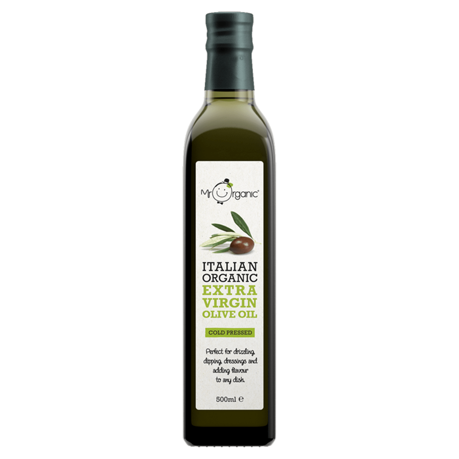 Mr Organic Italian Organic Extra Virgin Olive Oil 500ml - UK Food & Drink - 5060178070828