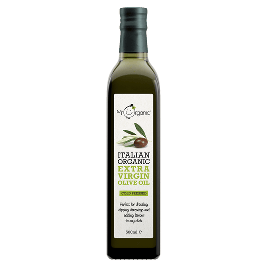 Mr Organic Italian Organic Extra Virgin Olive Oil 500ml - UK Food & Drink - 5060178070828
