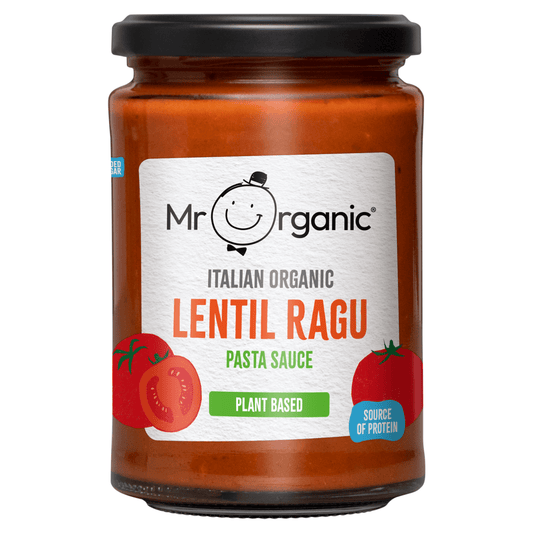 Mr Organic Italian Organic Lentil Ragu Pasta Sauce 350g - UK Food & Drink - 5060178074574