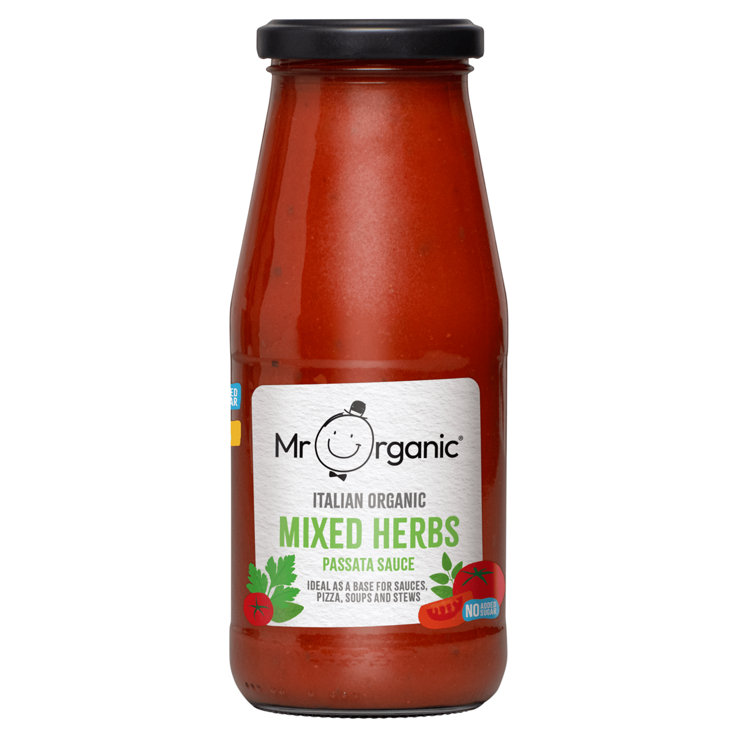 Mr Organic Italian Organic Mixed Herbs Passata Sauce 400g - UK Food & Drink - 5060178073843