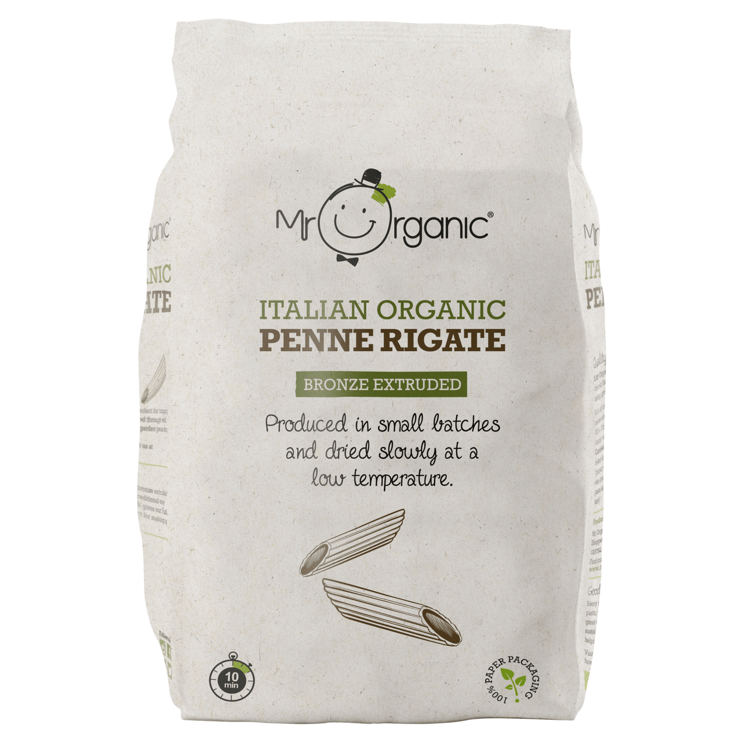 Mr Organic Italian Organic Penne Rigate 500g - UK Food & Drink - 5060178070965