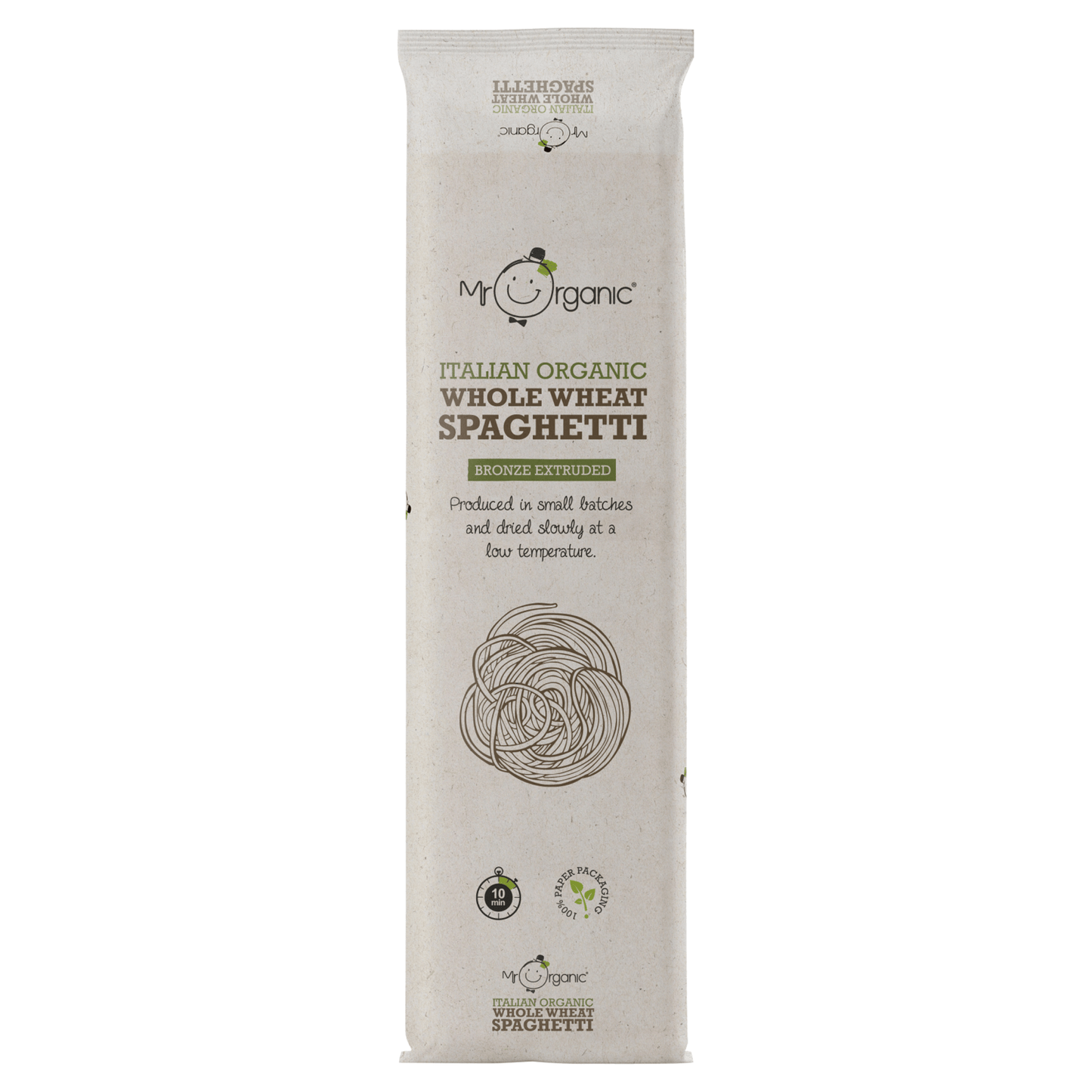 Mr Organic Italian Organic Whole Wheat Spaghetti 500g - UK Food & Drink - 5060178070989