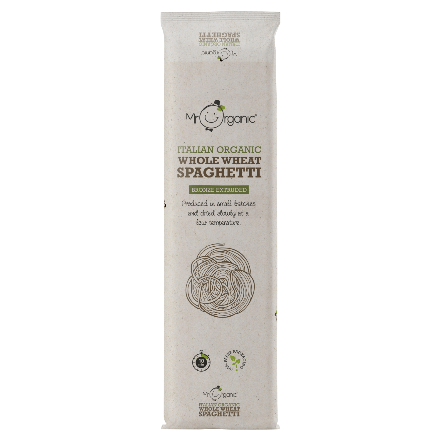 Mr Organic Italian Organic Whole Wheat Spaghetti 500g - UK Food & Drink - 5060178070989