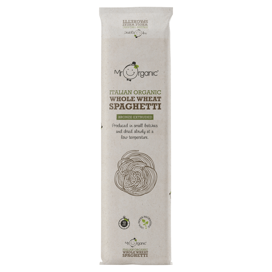 Mr Organic Italian Organic Whole Wheat Spaghetti 500g - UK Food & Drink - 5060178070989