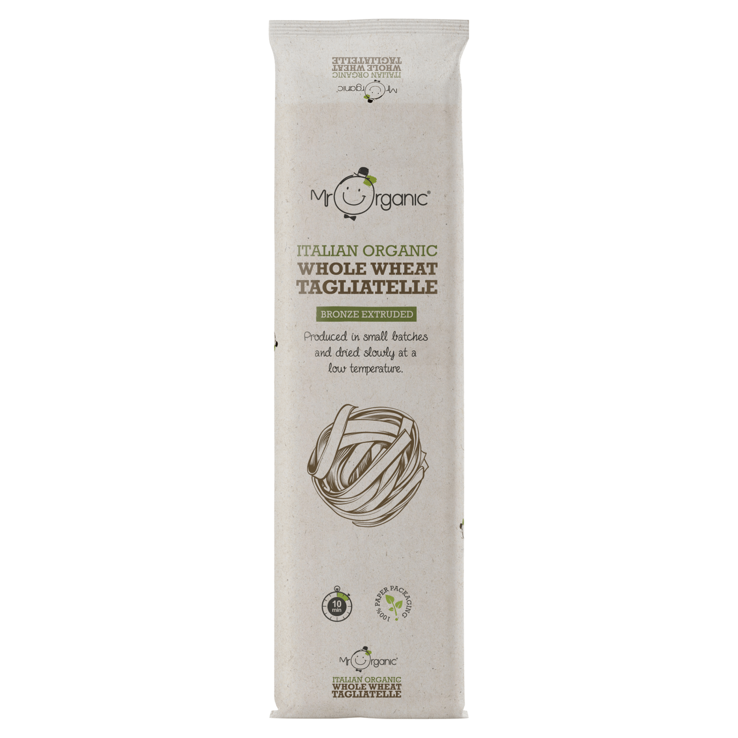 Mr Organic Italian Organic Whole Wheat Tagliatelle 500g - UK Food & Drink - 5060178071016