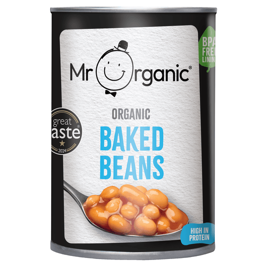 Mr Organic Organic Baked Beans 400g - UK Food & Drink - 5060178070866