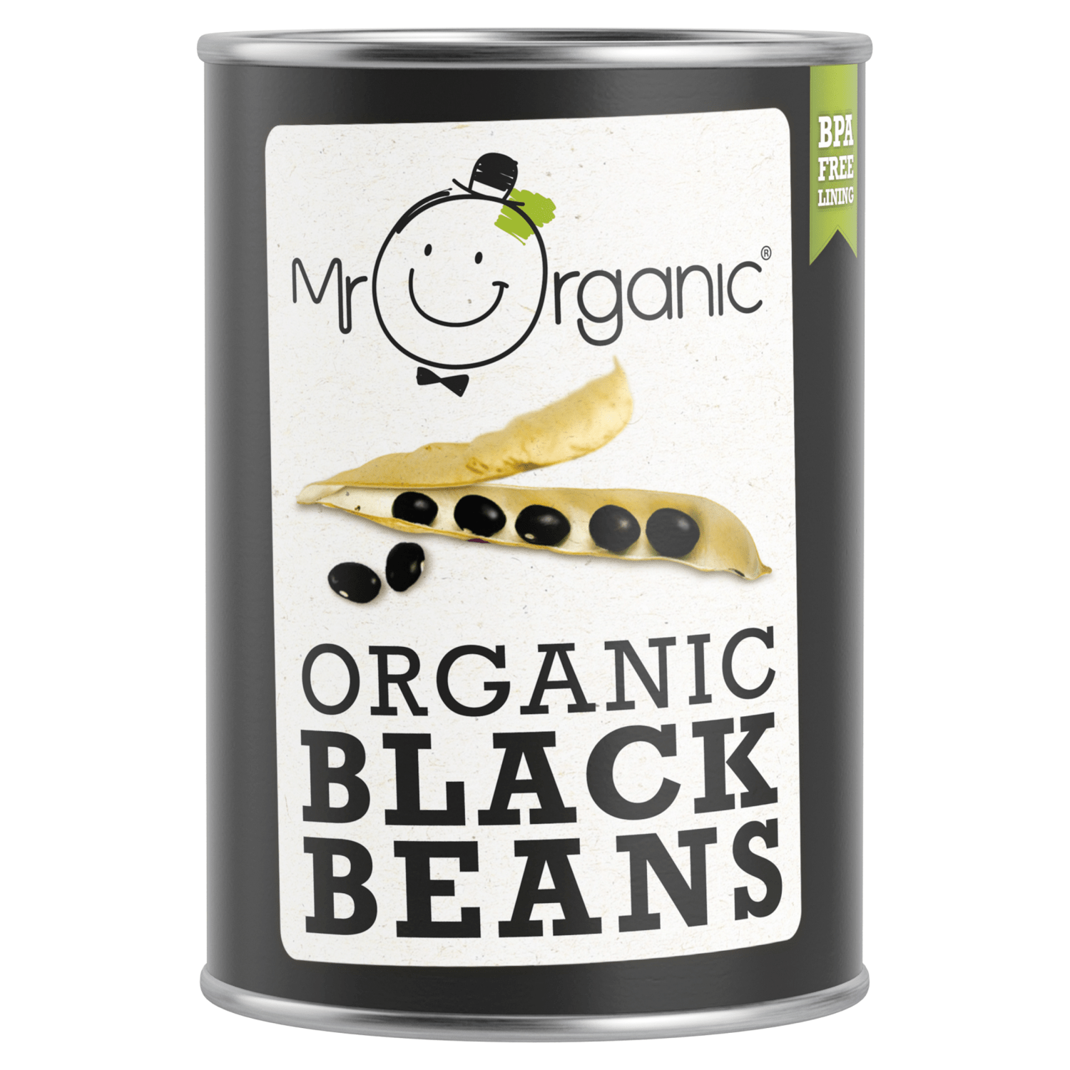 Mr Organic Organic Black Beans 400g - UK Food & Drink - 5060178070217