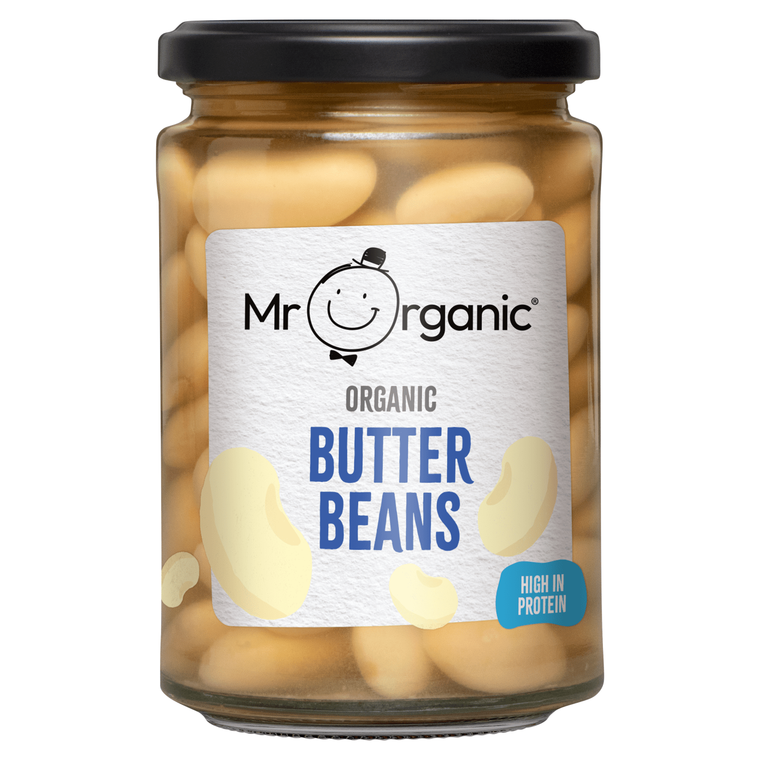 Mr Organic Organic Butter Beans 350g - UK Food & Drink - 5060178075274