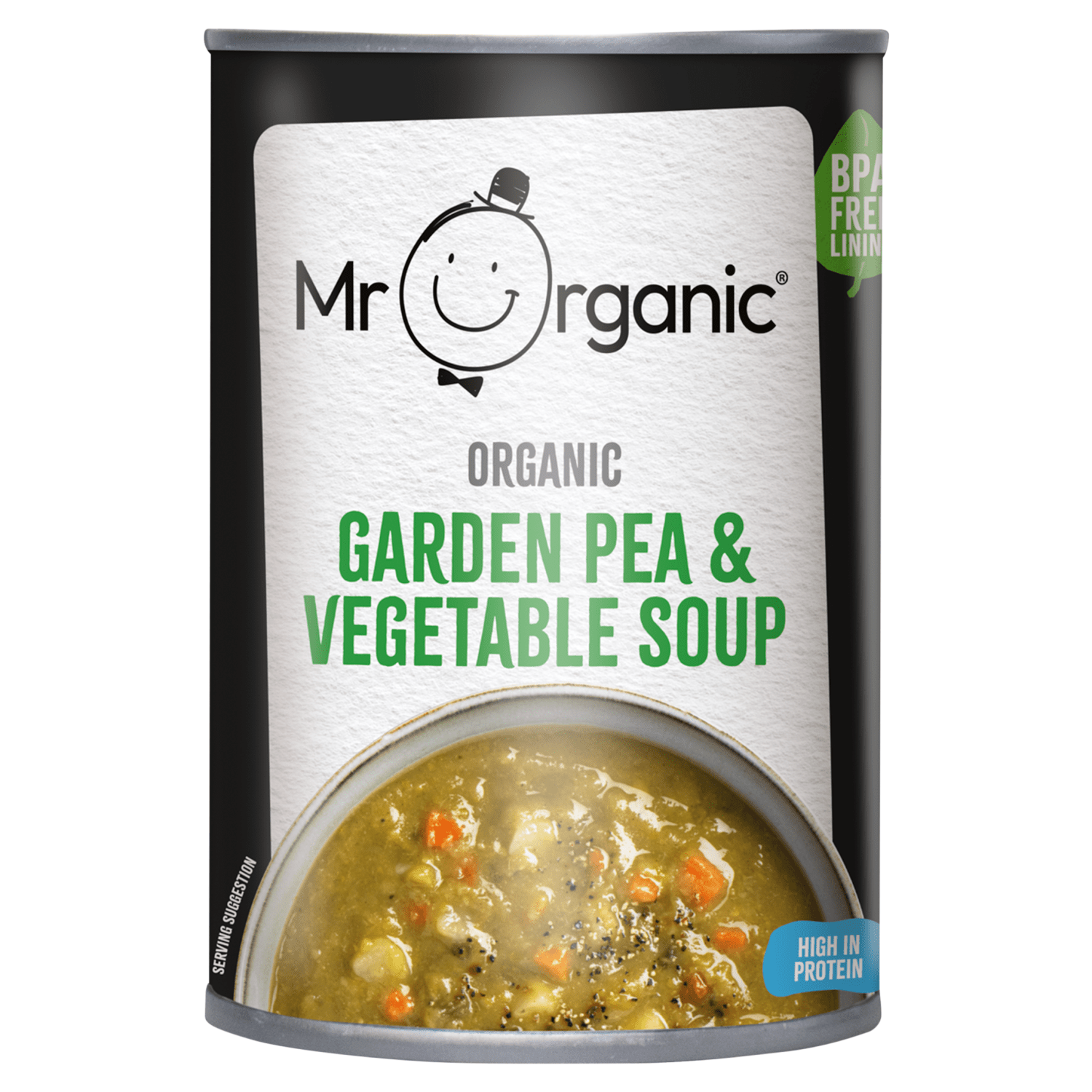 Mr Organic Organic Garden Pea & Vegetable Soup 400g - UK Food & Drink - 5060178075106