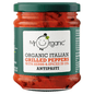 Mr Organic Organic Italian Grilled Peppers with Herbs & Spices in Oil Antipasti 190g - UK Food & Drink - 5060178073461