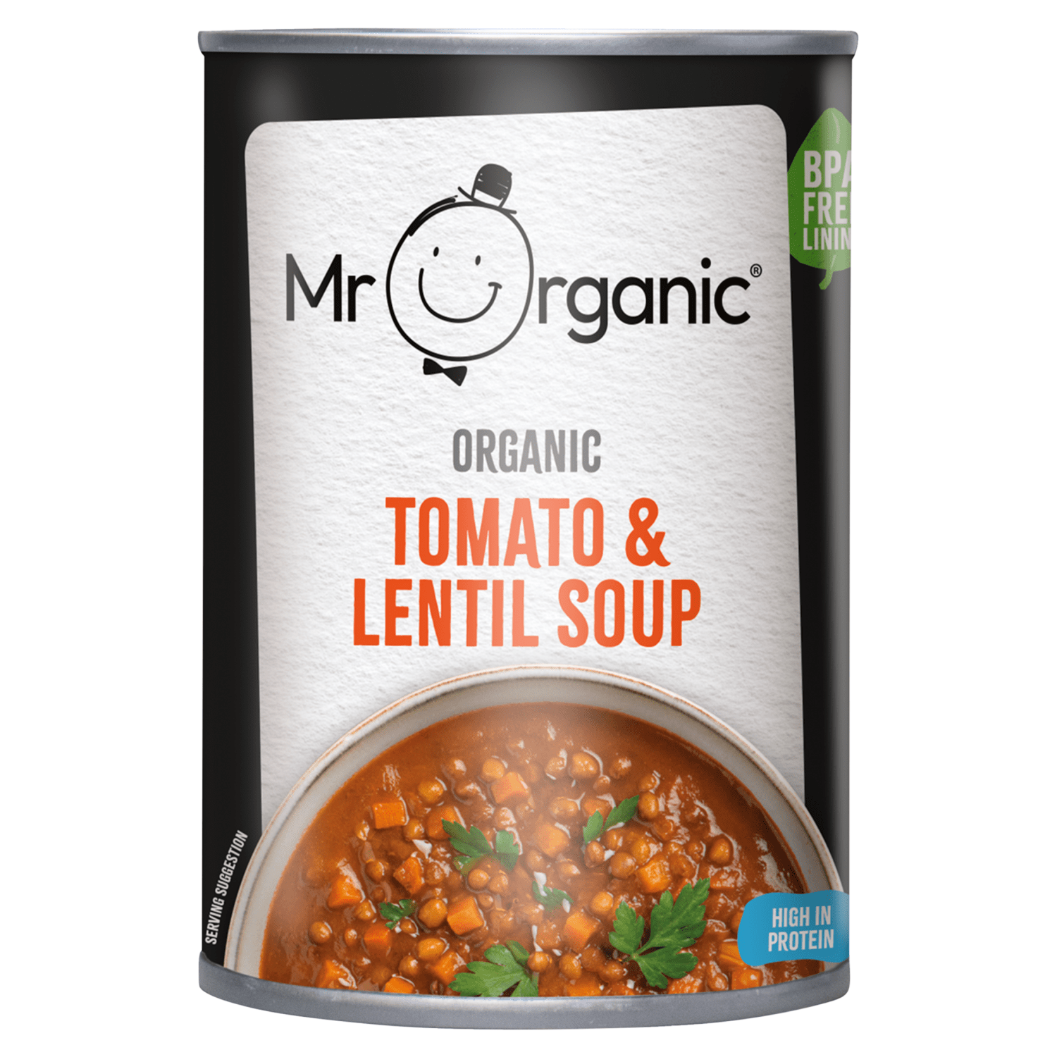 Mr Organic Organic Tomato & Lentil Soup 400g - UK Food & Drink - 5060178074055