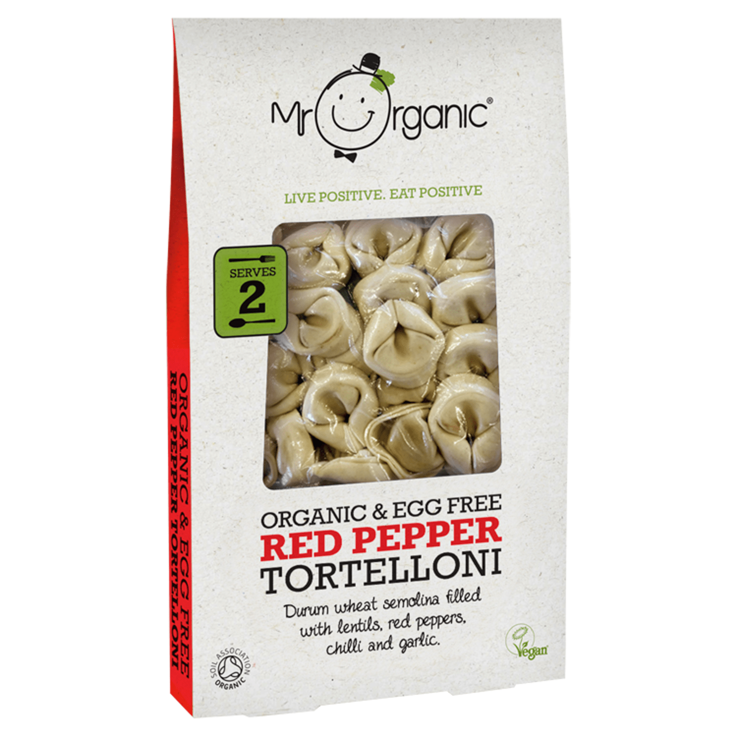 Mr Organic Red Pepper Tortelloni 250g - UK Food & Drink - 5060178074291