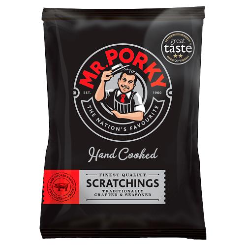 Mr. Porky Hand Cooked Scratchings 40g - UK Food & Drink - 5010052112847