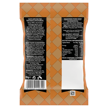 Mr. Porky Original Scratchings 65g - UK Food & Drink - 5010052112700