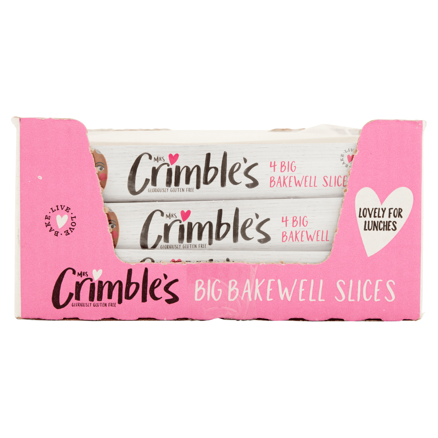 Mrs Crimble's 4 Big Bakewell Slices 200g - UK Food & Drink - 5010822990309