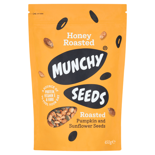 Munchy Seeds Honey Roasted Pumpkin and Sunflower Seeds 450g - UK Food & Drink - 5060013260315