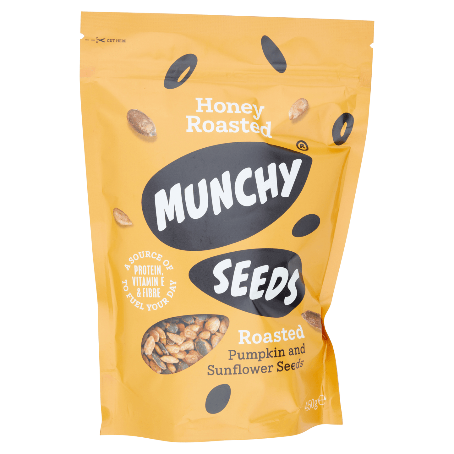 Munchy Seeds Honey Roasted Pumpkin and Sunflower Seeds 450g - UK Food & Drink - 5060013260315
