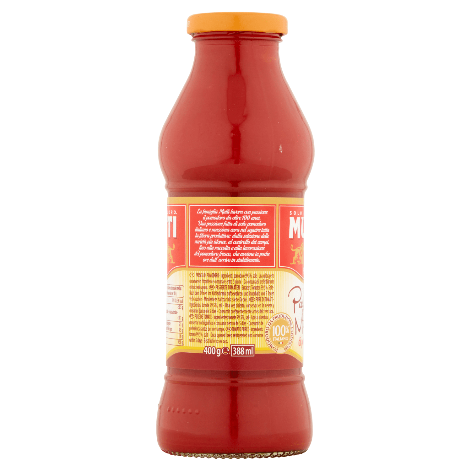 Mutti Parma Passata Tomato Puree 400g - UK Food & Drink - 8005110630408