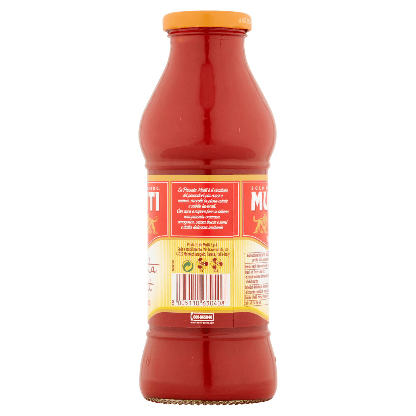 Mutti Parma Passata Tomato Puree 400g - UK Food & Drink - 8005110630408