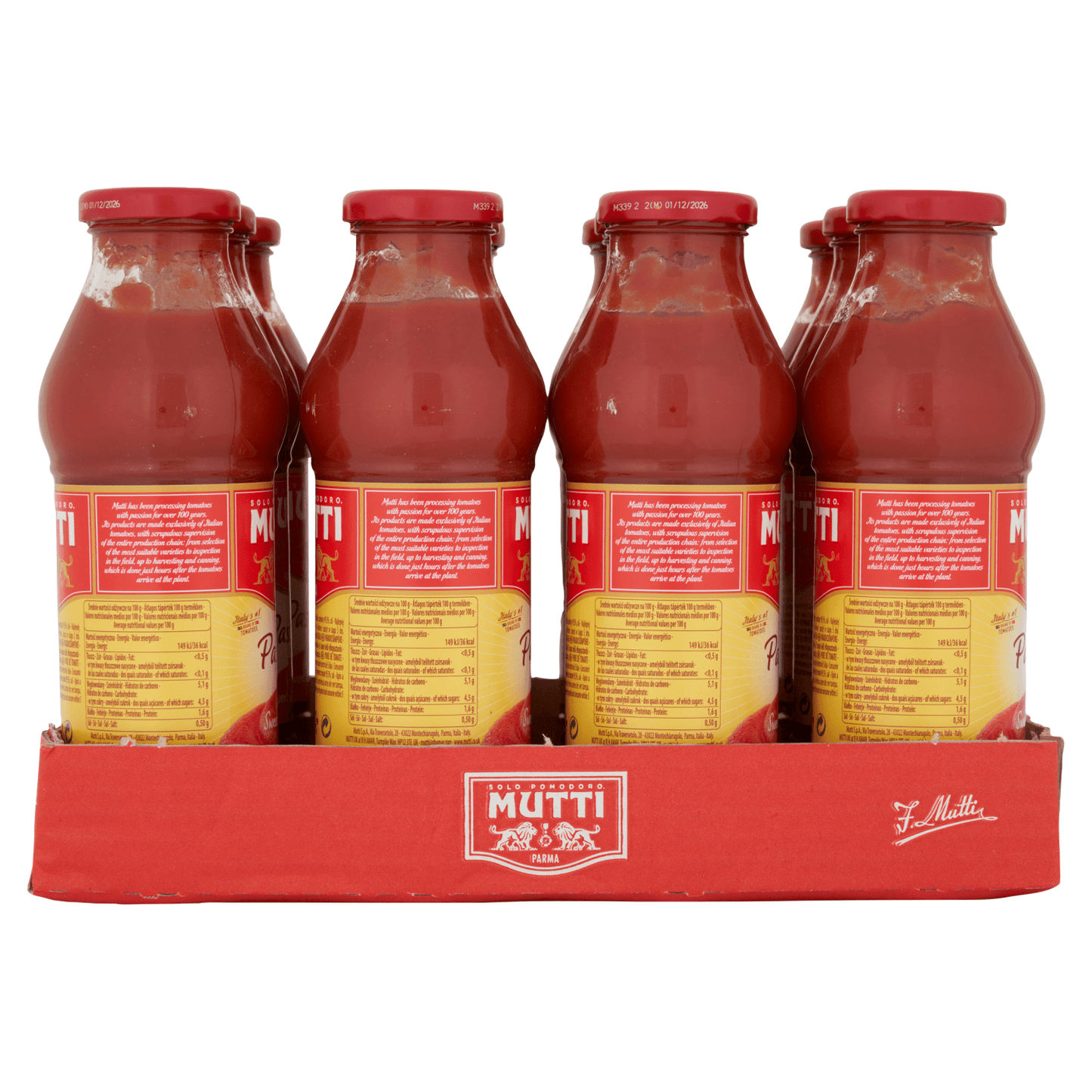 Mutti Parma Passata Tomato Puree 400g - UK Food & Drink - 8005110630408