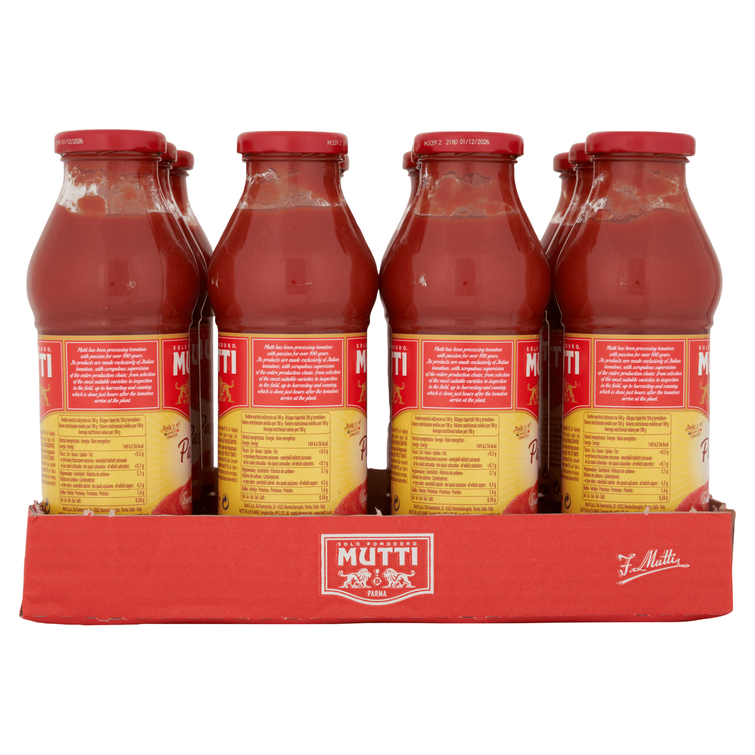 Mutti Parma Passata Tomato Puree 400g - UK Food & Drink - 8005110630408